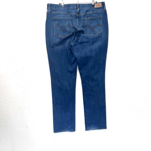 Levi's 525 perfect waist Women's Straight Leg Jeans in Deep Blue 16 - Picture 7 of 8